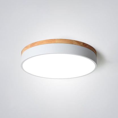 Indoor LED Ceiling Light Fixture - Round Design with Dimmable Feature
