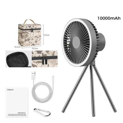 Portable 3-in-1 Smart Fan for Versatile Use