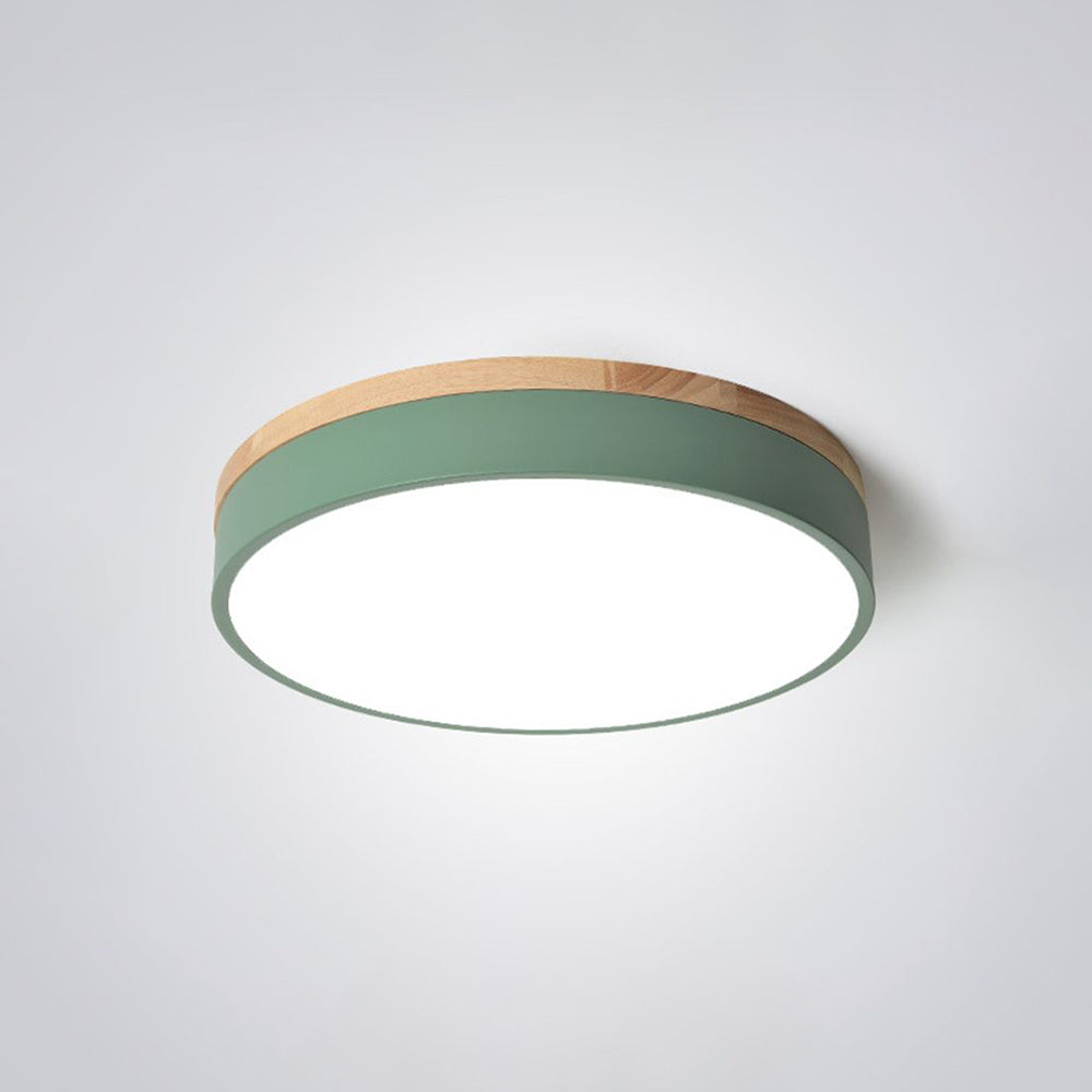 Indoor LED Ceiling Light Fixture - Round Design with Dimmable Feature