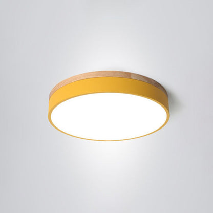 Indoor LED Ceiling Light Fixture - Round Design with Dimmable Feature