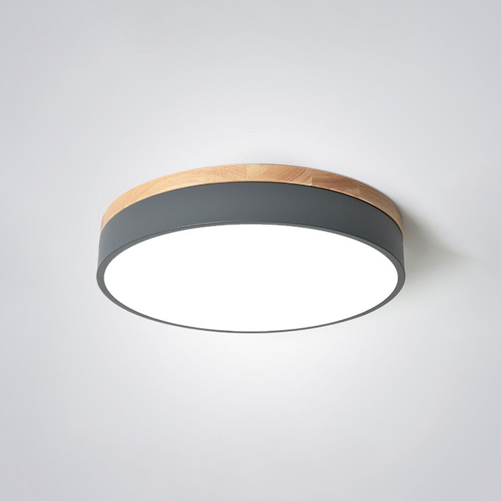 Indoor LED Ceiling Light Fixture - Round Design with Dimmable Feature