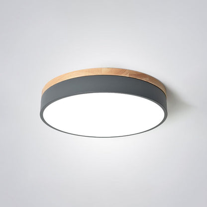 Indoor LED Ceiling Light Fixture - Round Design with Dimmable Feature