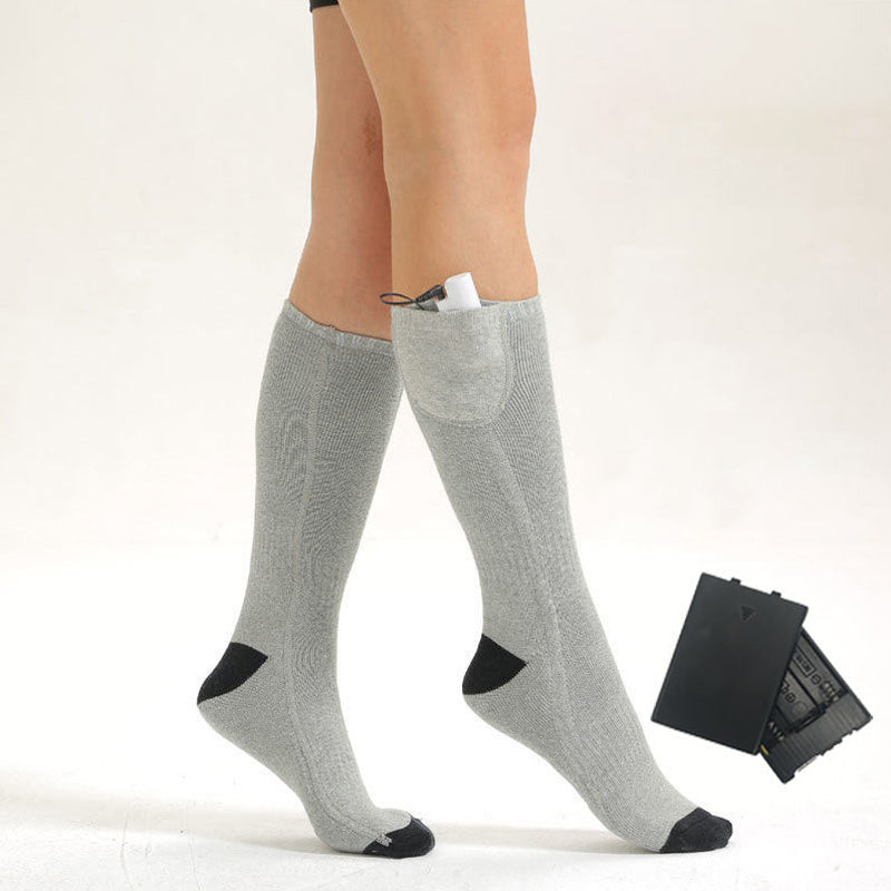 Rechargeable Heated Socks with Adjustable Temperature – Up to 8 Hours Warmth