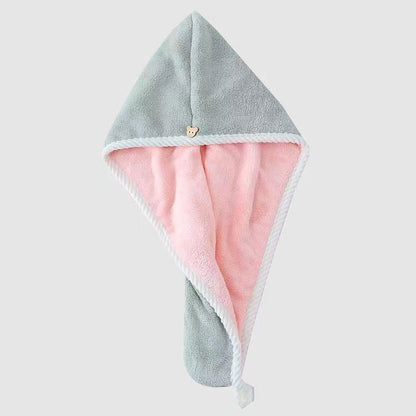 Double-Layered Quick-Dry Hair Wrap for Effortless Styling