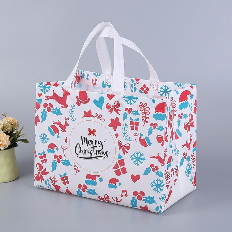 Colorful Holiday Gift Bags with Sturdy Handles - Assorted Designs