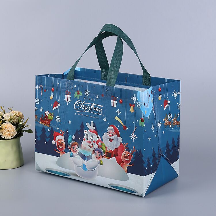 Colorful Holiday Gift Bags with Sturdy Handles - Assorted Designs