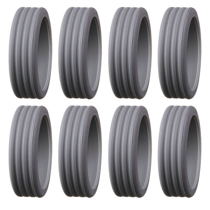 Set of 8 Wheel Covers for Luggage Compartment