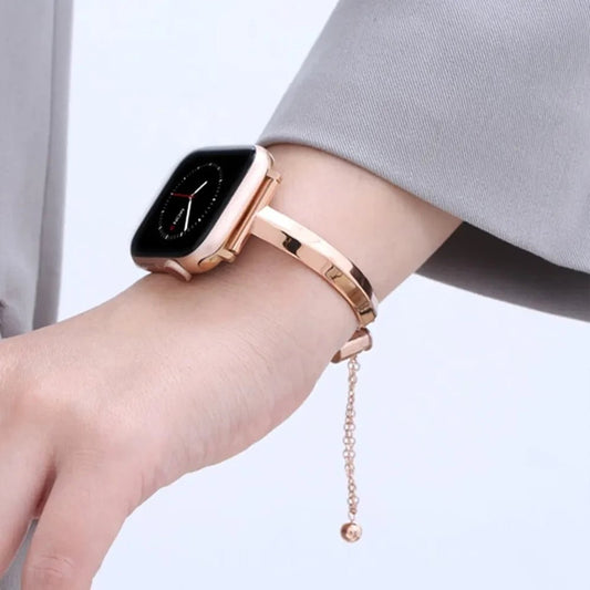 Adjustable Water-Resistant Women's Watch Band in Luxury Stainless Steel
