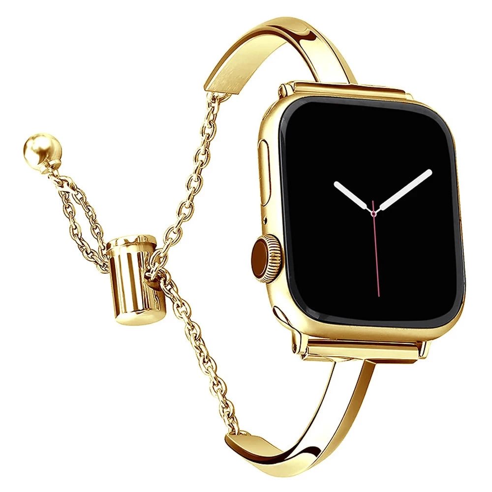 Adjustable Water-Resistant Women's Watch Band in Luxury Stainless Steel