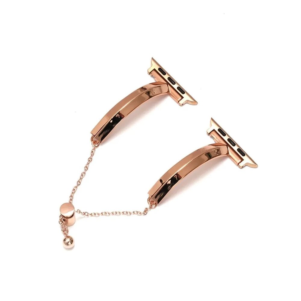 Adjustable Water-Resistant Women's Watch Band in Luxury Stainless Steel