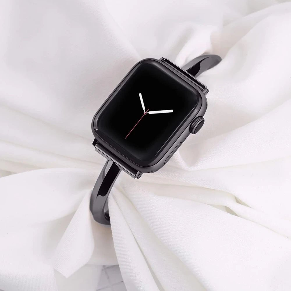 Adjustable Water-Resistant Women's Watch Band in Luxury Stainless Steel