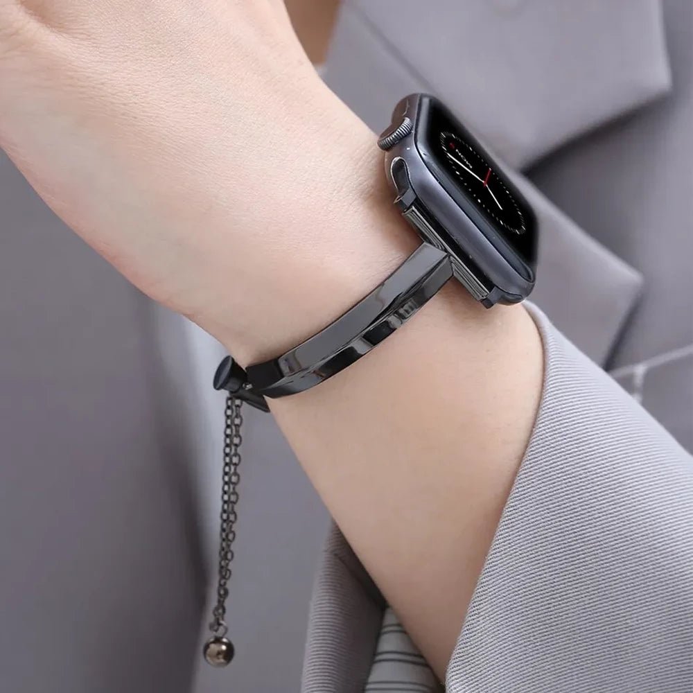 Adjustable Water-Resistant Women's Watch Band in Luxury Stainless Steel
