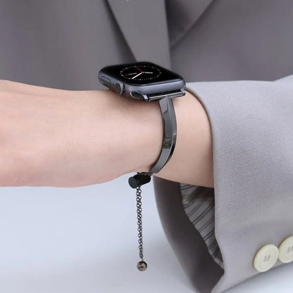 Adjustable Water-Resistant Women's Watch Band in Luxury Stainless Steel