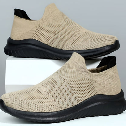 Women's Easy-On Sneakers with Breathable Knit and Soft Sole