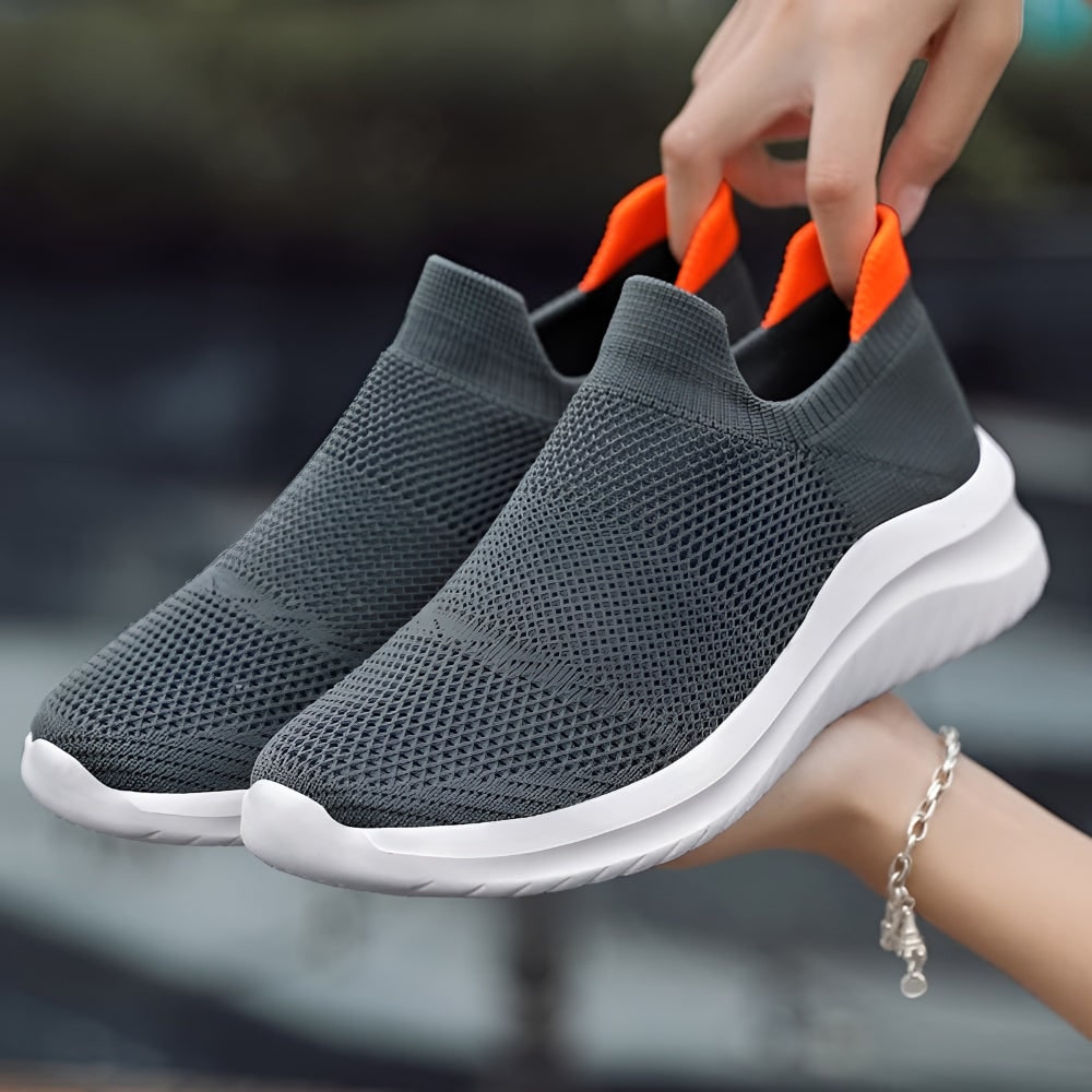 Women's Easy-On Sneakers with Breathable Knit and Soft Sole