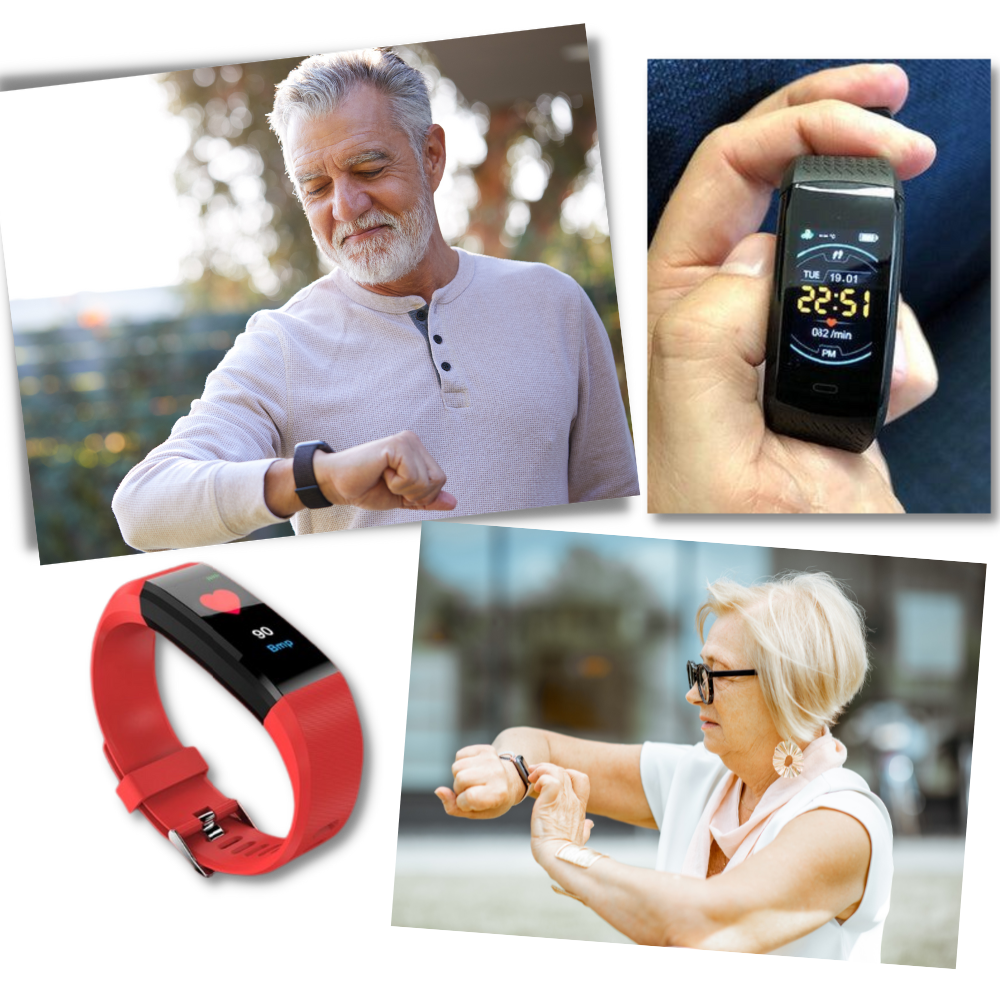 Senior Smartwatch - User-Friendly - Health and Fitness Monitoring