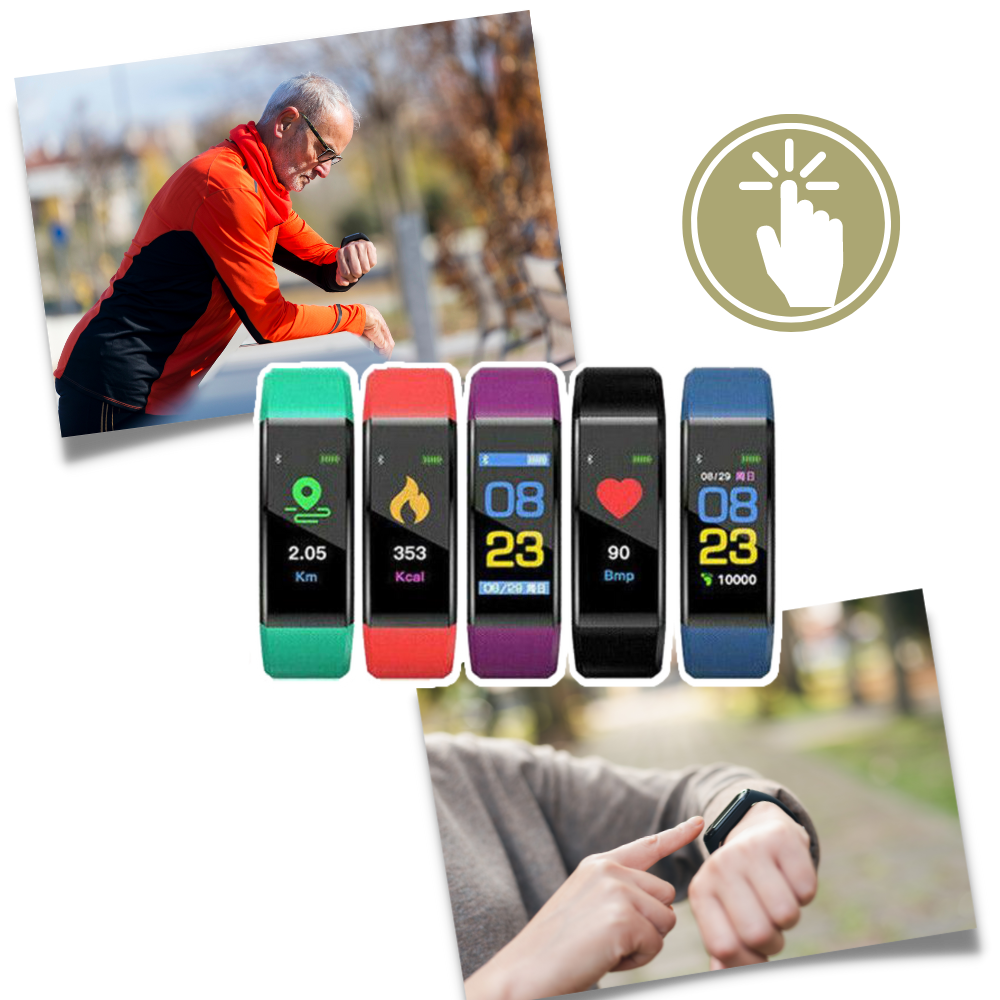 Senior Smartwatch - User-Friendly - Health and Fitness Monitoring