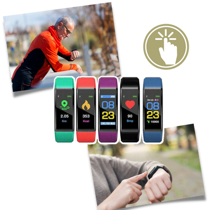 Senior Smartwatch - User-Friendly - Health and Fitness Monitoring