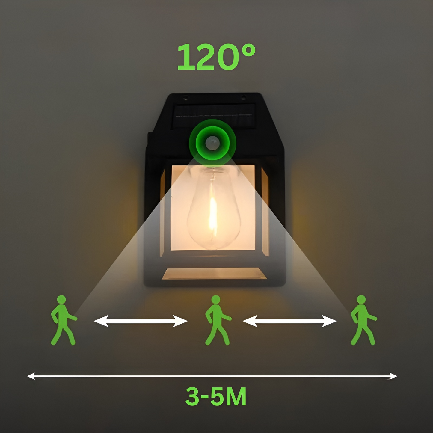 Outdoor Solar Wall Light – Eco-Friendly Design