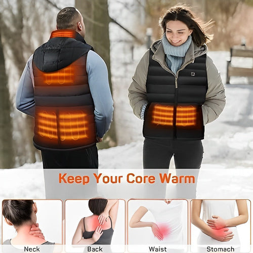 Lightweight USB Heated Vest for Unisex - Core Warming Wear