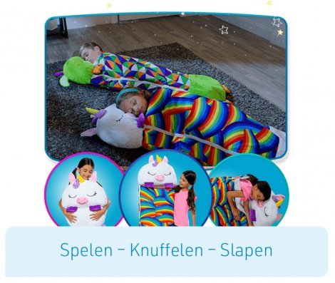 Cuddly Toy and Sleeping Bag Combo for Kids - Snuggle Buddy