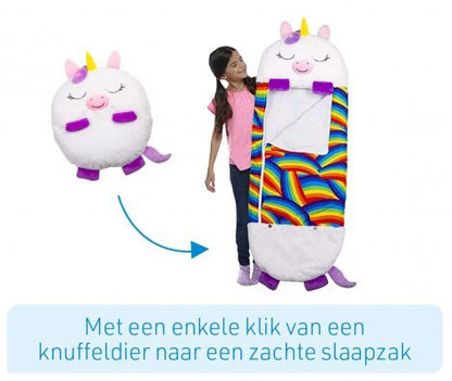 Cuddly Toy and Sleeping Bag Combo for Kids - Snuggle Buddy