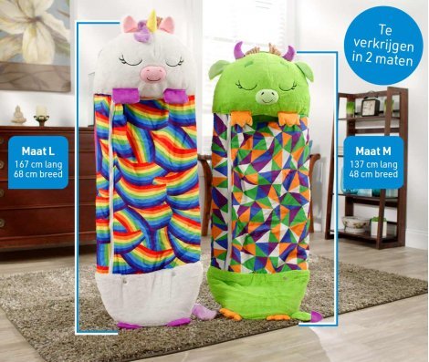 Cuddly Toy and Sleeping Bag Combo for Kids - Snuggle Buddy