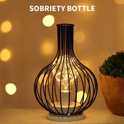 Industrial Style Desk Lamp Featuring Metal Enclosure