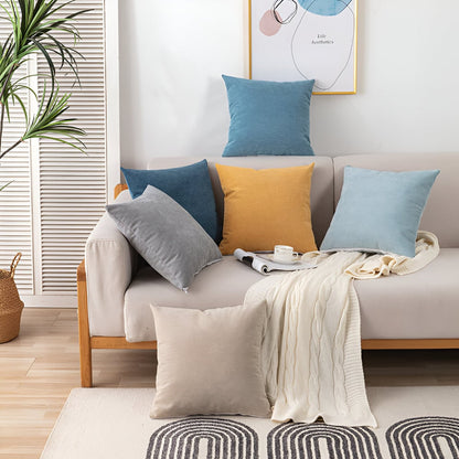 Elegant Waterproof Sofa Cover with Textured Velvet Finish