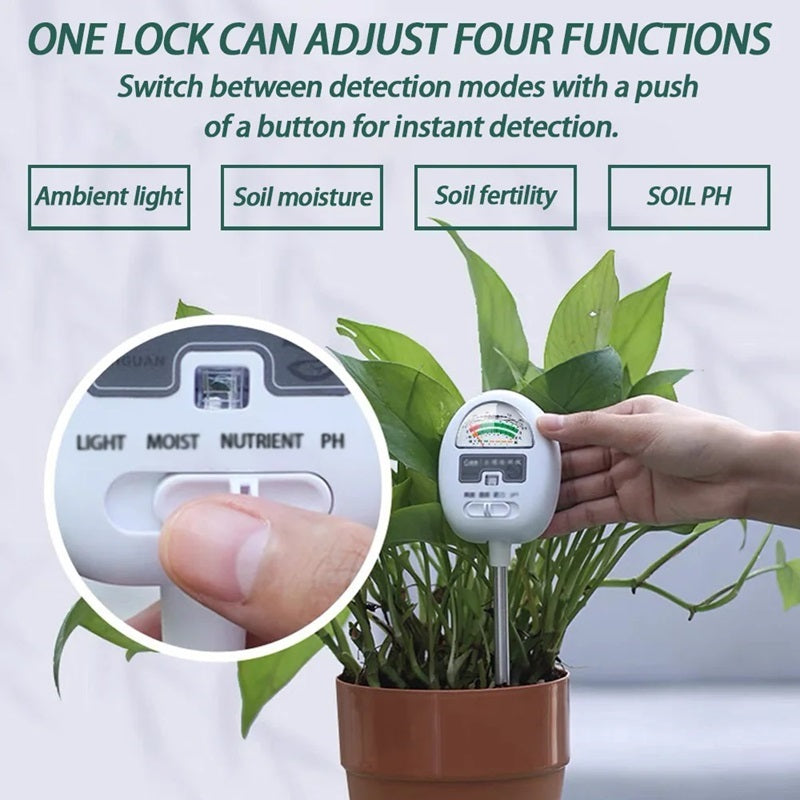 4-in-1 Intelligent Soil Tester for Accurate Plant Care Measurement