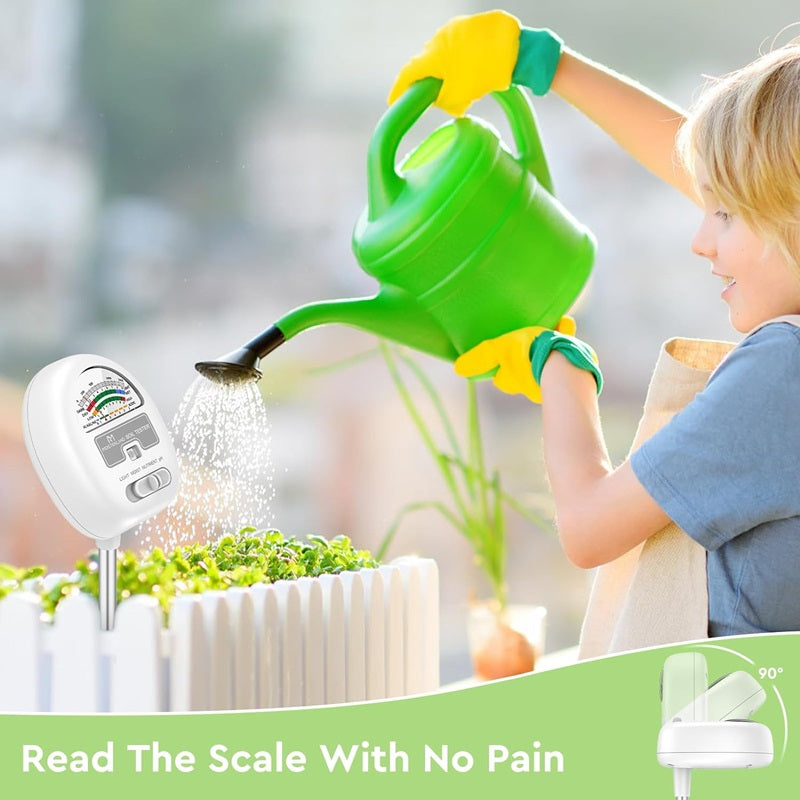 4-in-1 Intelligent Soil Tester for Accurate Plant Care Measurement