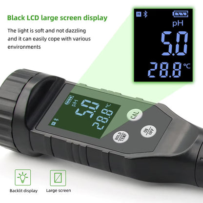 Bluetooth Soil pH and Temperature Measurement Device