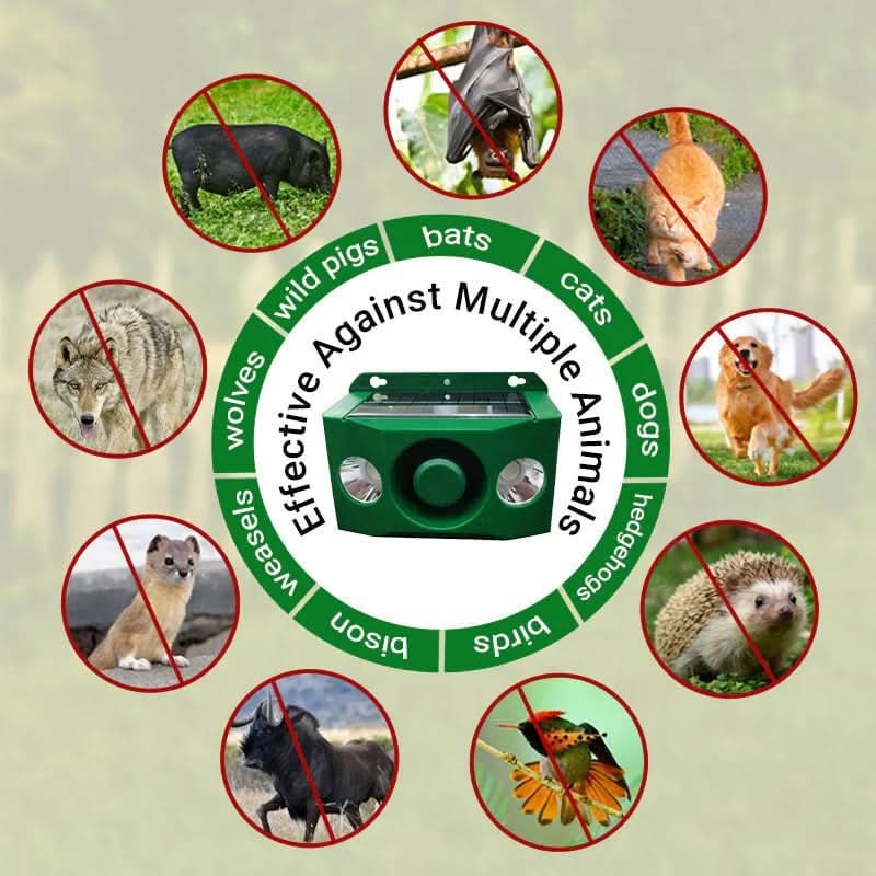 Eco-Friendly Pest Control System with LED Lights and Alarm