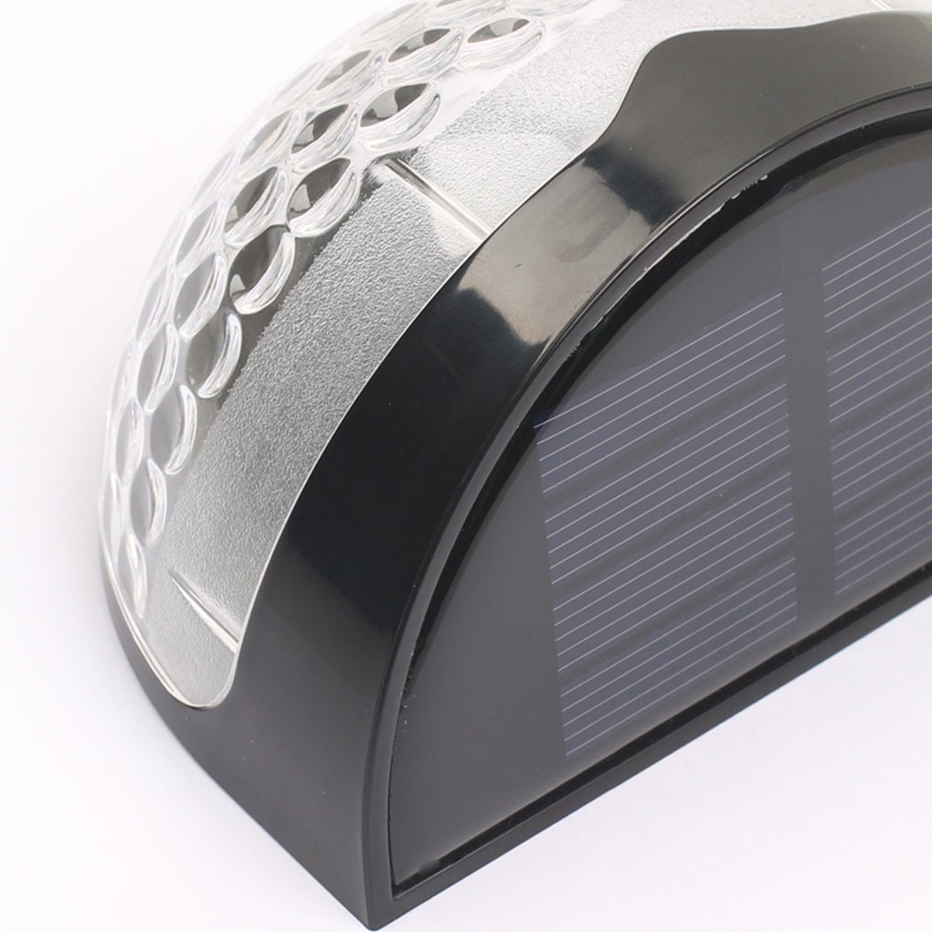 4-Pack Outdoor Solar LED Step Lights – Wall-Mounted Garden Illumination