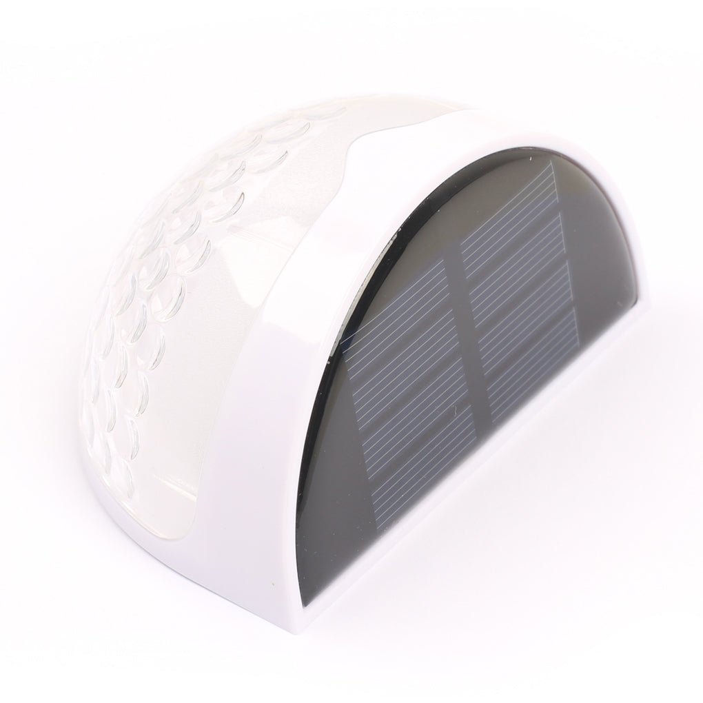 4-Pack Outdoor Solar LED Step Lights – Wall-Mounted Garden Illumination