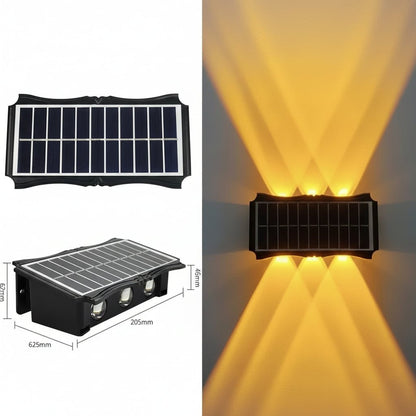 Weather-Resistant Solar Wall Lanterns with Dual Light Functionality