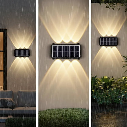 Weather-Resistant Solar Wall Lanterns with Dual Light Functionality