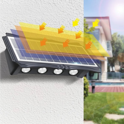 Weather-Resistant Solar Wall Lanterns with Dual Light Functionality