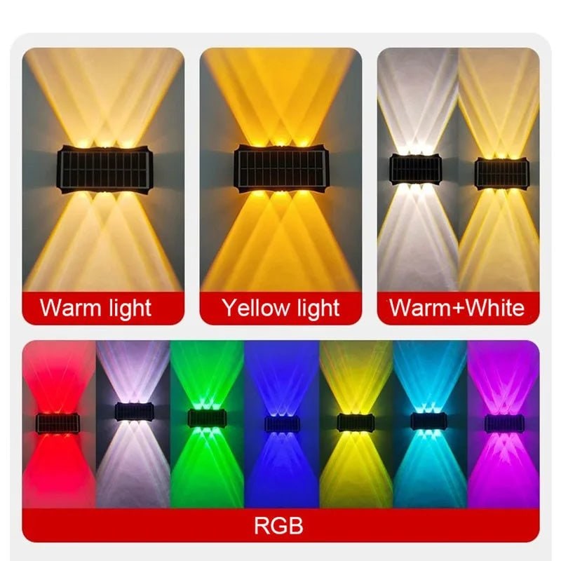 Weather-Resistant Solar Wall Lanterns with Dual Light Functionality