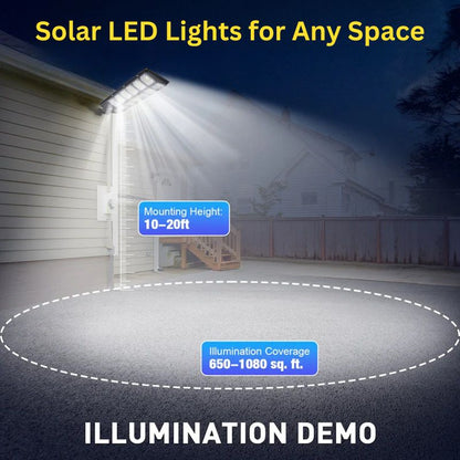 250W Motion Sensor Solar Street Light with High-Powered LED
