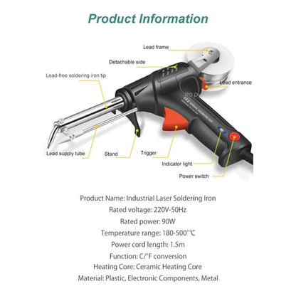 Precision Soldering Tool with Automatic Wire Feeder