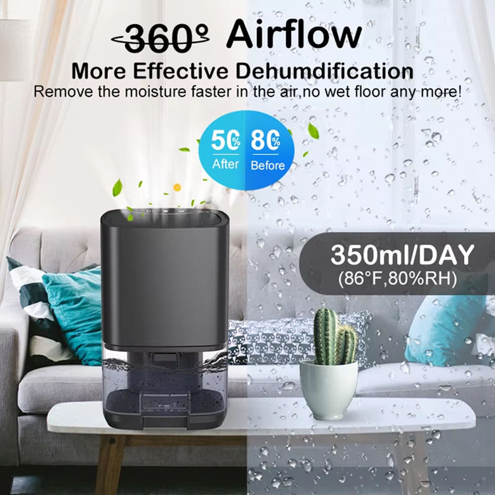 Compact Portable Dehumidifier for Home Use