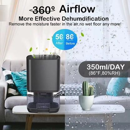 Compact Portable Dehumidifier for Home Use