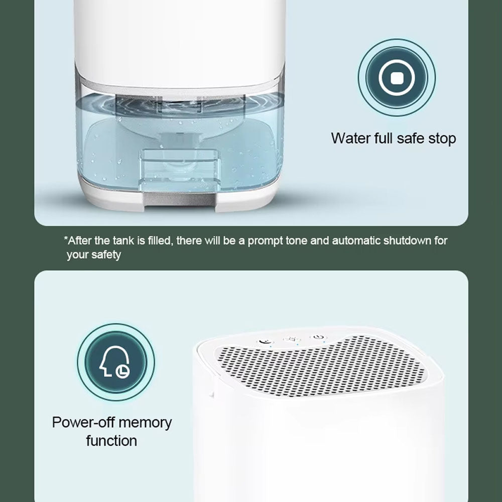 Compact Portable Dehumidifier for Home Use