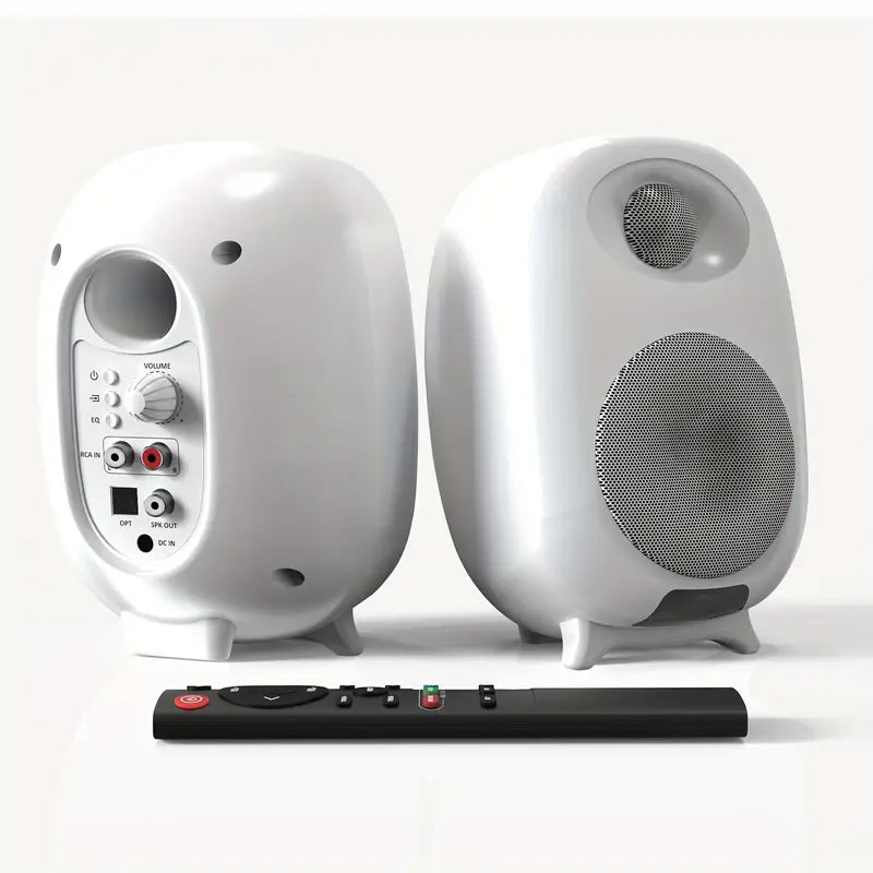50W Bluetooth Bookshelf Speakers for Home Audio - UK Edition