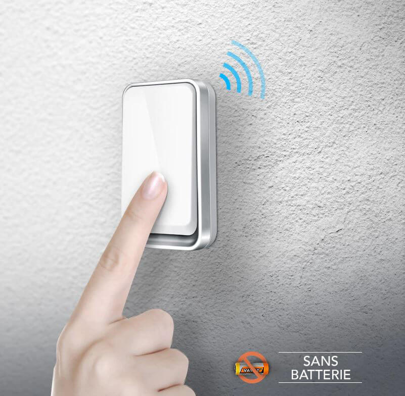 Wireless Smart Doorbell – Battery-Free, Waterproof and Energy-Saving