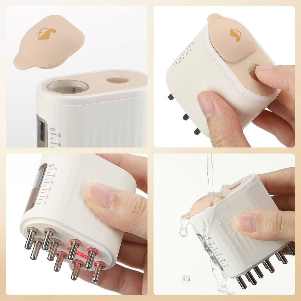 2-in-1 Electric Scalp Massager and Hair Oil Applicator