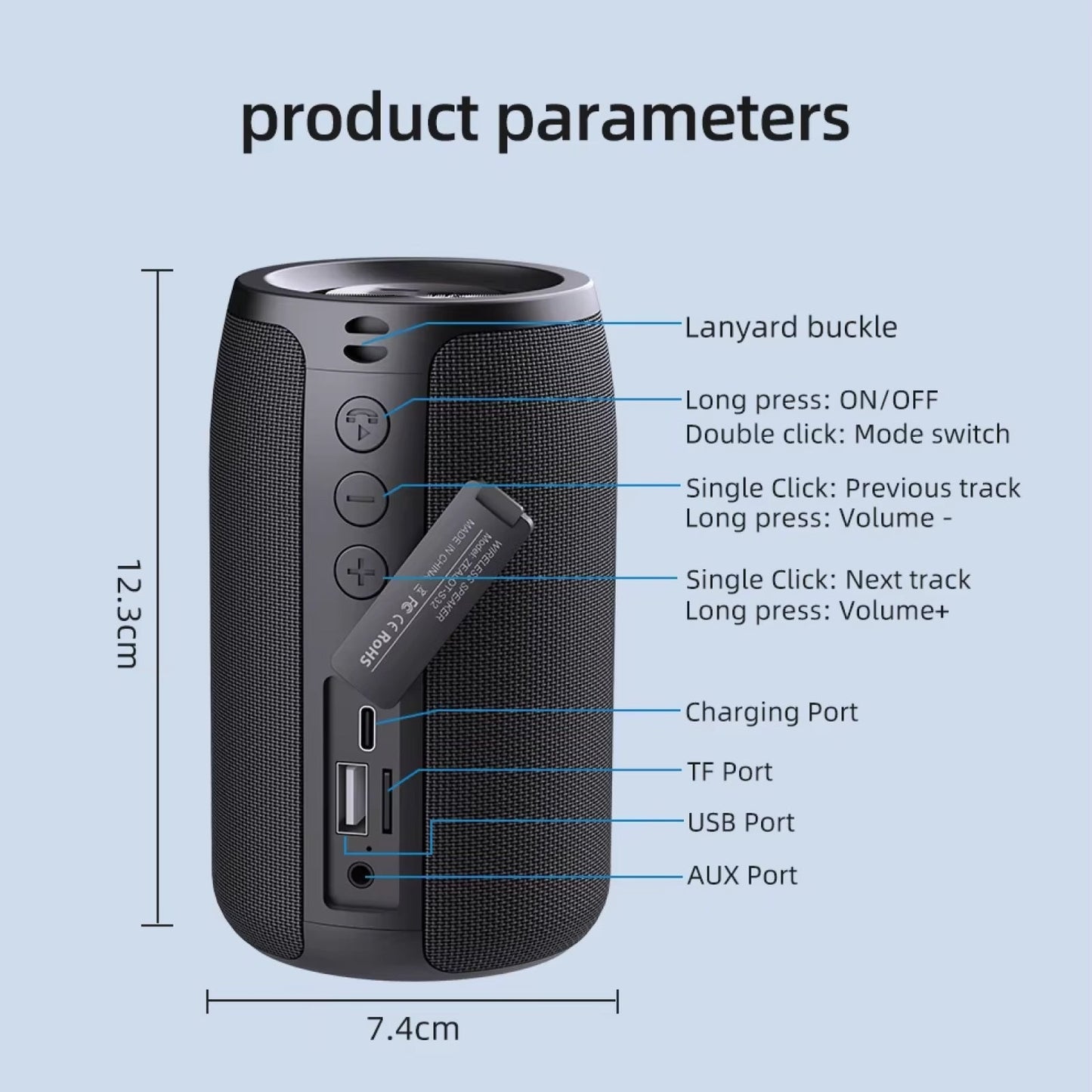 Compact Bluetooth Speaker