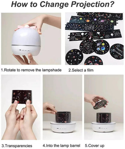 Cosmic Dream - Enchanting Star Projector Lamp