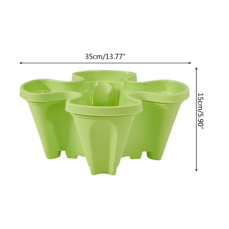 Stackable Plant Pots for Efficient Space Utilization